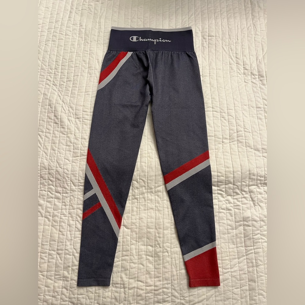 Champion red white and blue leggings - Picture 4 of 4